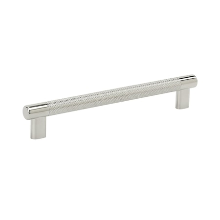 Amerock Bronx 8 in 203 mm Center-to-Center Polished Nickel Cabinet Pull BP36562PN