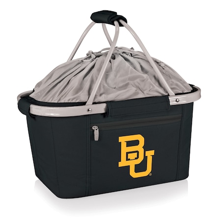 Picnic Time Family Of Brands NCAA Baylor Bears Metro Shopping Basket - Insulated Picnic Basket 645-00-175-924-0
