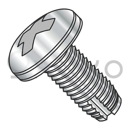 Oxoxo 8-32X3/8 Phillips Pan Thread Cutting Screw Type 1 Full Thread 18 8 Stainless Steel, 5000PK 399500