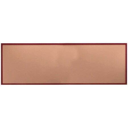 Aarco Architectural High Performance Cherry Wood Grained Look Al Trim Bulletin Board, 48H''x144''W DBW48144