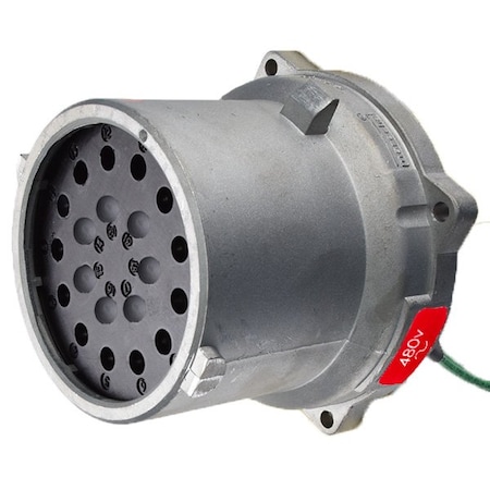 Meltric DN20c INLET METAL SIZE 5 IP 54/55 12P+G 20 A 480 VAC/130 VDC 60 Hz 17-68121