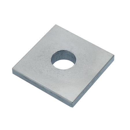 Zoro Select Square Washer, Fits Bolt Size M10 , Steel Zinc-Plated Finish Z8910-ZN