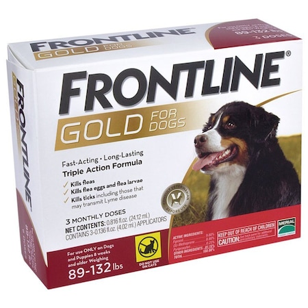 Frontline Gold for Dogs 89-132 lbs, 3PK 73368