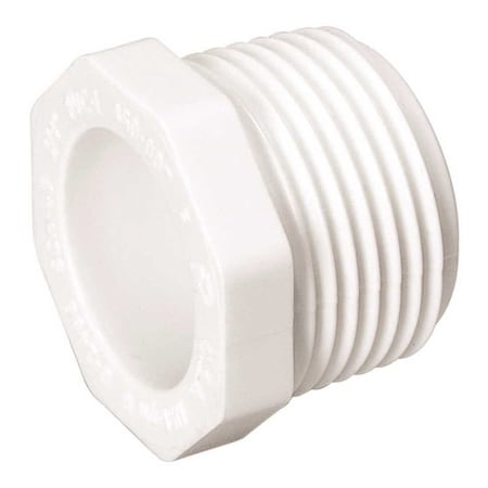 Streamline 3/4 in. PVC MIPT Plug White 450-007HC