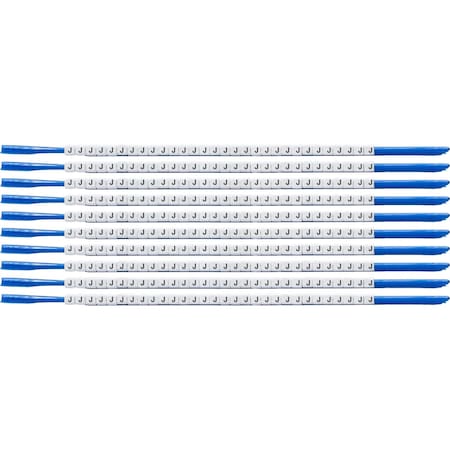 Brady ClipSleeve Wire Markers Size 07 Nylon 18 AWG - 18 AWG, J Pack of 300 Each, 300PK SCN07-J