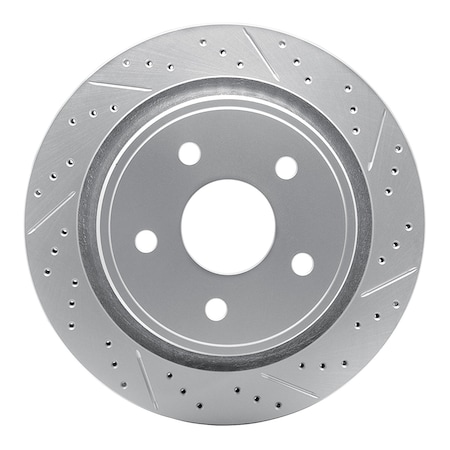 Dynamic Friction Co DFC Geoperformance Rotor - Drilled and Slotted 830-40095R