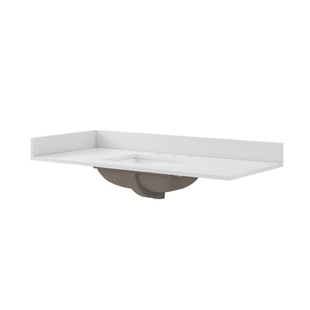 Craft And Main Quartz Vanity Top, 49x22 in QZ49228SWR
