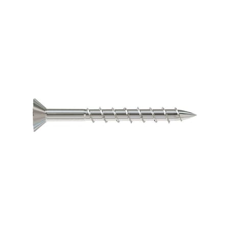 Simpson Strong-Tie Co Wood Screws No. 8 S X 1-5/8" L Square Stainless Steel Stainless Steel, 150PK S08162DB1