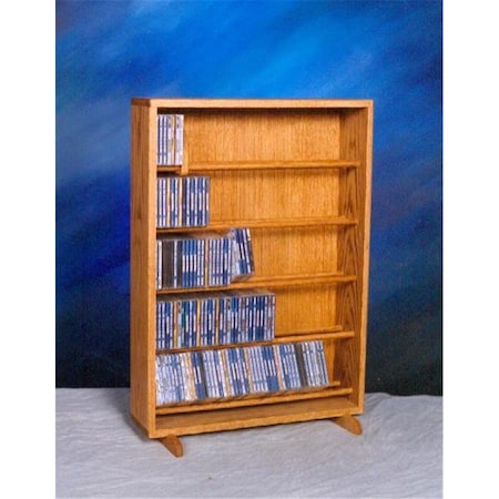 Maxpower Solid Oak Dowel Cabinet for CDs - Honey Oak MA3274282