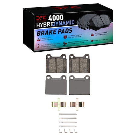Dfc 4000 HybriDynamic, Disc Brake Pad Set,  4000-0031-01