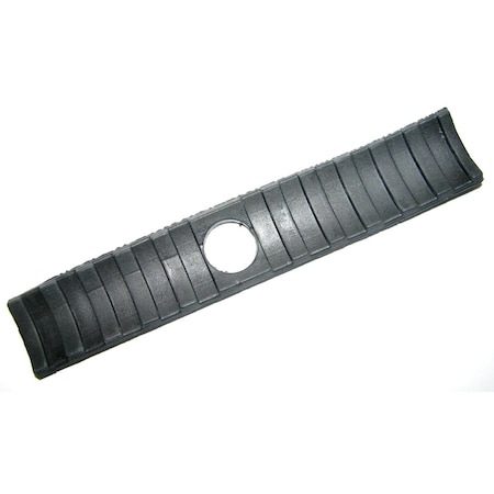 Triangle Mfg Neoprene, grooved cushion, 5.38in x .950in, edge cut at 45 Degrees w/radius of .81in on 1 side 1052