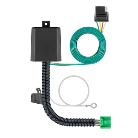 Curt Custom Wiring Harness, 4-Way Flat Output, Select Honda Pilot 56519