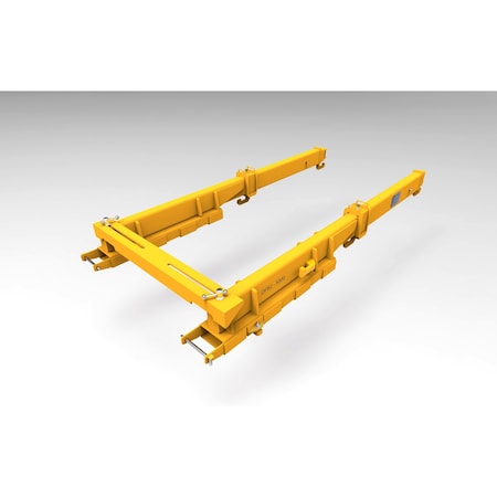 Aardwolf Double Fork Lift Boom, 11.8 in - 51.2 in, 11023 lb Cap. DFB2-5000