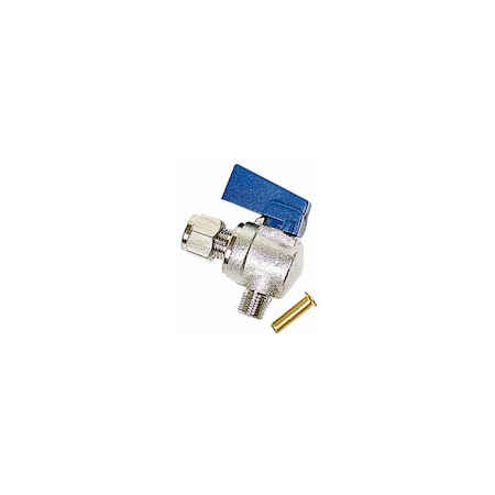 Dial Mfg Ball Valve 1in H X 2-3/4in W Black Stainless Steel Black 9443
