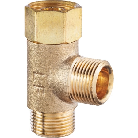 Do It Best 3/8'' OD Fem x 3/8'' OD x 3/8'' OD Brass Extender Tee DIB2038LF