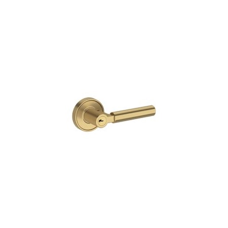 Baldwin Residential Door Levers Keyed Entry Reversible Lifetime Satin Brass ENLKFRRR044