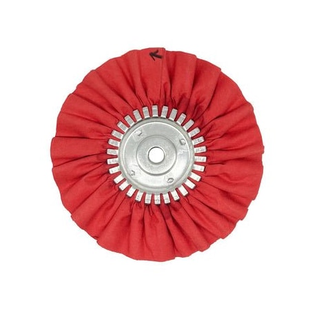 Renegade Products Usa 9" Solid-Center Airway Buffing Wheels, Red FAW9XSCN2-16PRTX