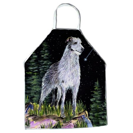 Carolines Treasures Starry Night Scottish Deerhound Apron - 27 x 31 in. SS8493APRON