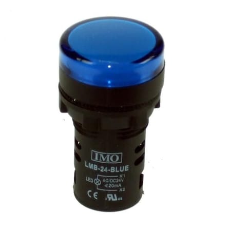 Imo Automation LED Pilot Light 110VAC Blue IP65 LMB-110-BLUE