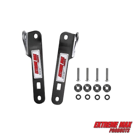 Extreme Max 5001.5801 Teardrop Tie-Down Brackets Harley Davidson Electra Street Motorcycles (2014-2020) 5001.5801