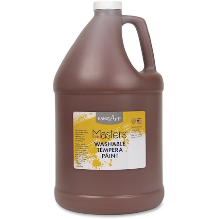 Handy Art Little Masters® Washable Tempera Paint, Brown, Gallon 214-750