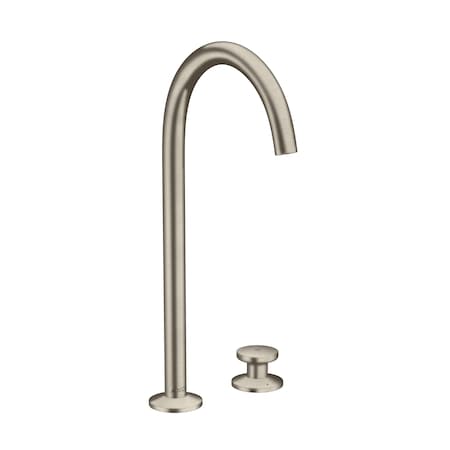 Axor ONE 2-Hole Single-Handle Faucet 260, 1.2 GPM in Brushed Nickel 48060821