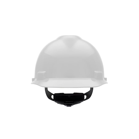 Msa Safety Hard Hat, Super V, High Density Polyethylene, Fas-Trac III, Type 2, Class E, White C217091