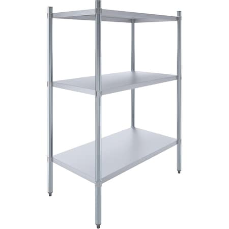 Amgood 3 Tier Galvanized Steel Dry Storage Unit. 24 in. x 43 in. x 60 in. 3GS-2443-Z