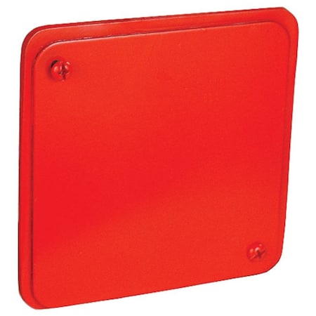 Southwire Electrical Box Cover, Square, Powder Coated Galvanized Steel 52C1-VTRED