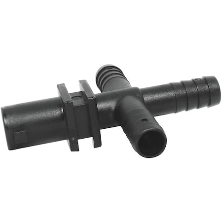 Green Leaf Y8231017 Dry Boom Nozzle Body Cross, 3/4 in, Quick x Hose Barb, 7 psi Pressure, EPDM Rubber Y8231017 2PK
