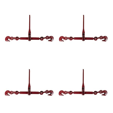 Mytee Products Ratchet Load Binder 3/8in 1/2in Chain Binders Tie Down, 4PK CBRS38x4