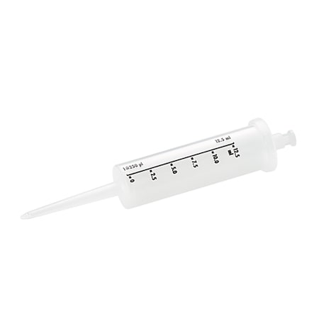 Nichiryo America Stepper Syringe, Non-Sterile 12.5ml capacity, 100/cs, Fits Dispenser 8100A., 100PK 8100A-12.5