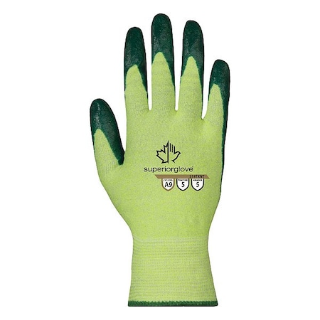 Superior Glove Knit Gloves, Nitrile, Palm, 5 Abrasion Level, 1 PR S18TXNT-6