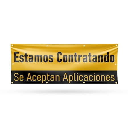 Signmission Estamos Tantratando, 36 Inch x 96 Inch, Vinyl Banner B-96-30564