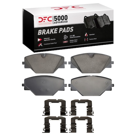 Dynamic Friction Co DFC 5000 Brake Pad 1551-2464-01