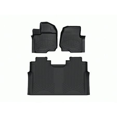 Weathertech Black, Front and Rear FloorLiner HP 44697-1-4IM