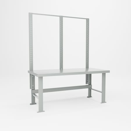 Pucel Versatile Modular Workbench, 72 in W x 84 in H x 34 in D, Putty VMW-3472-S