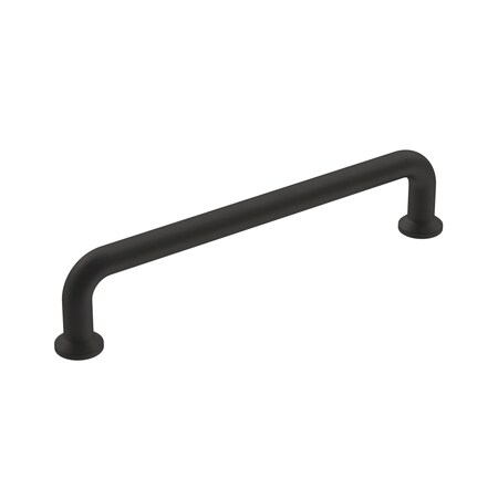 Amerock Factor 5-1/16 in 128 mm Center-to-Center Matte Black Cabinet Pull BP36782FB