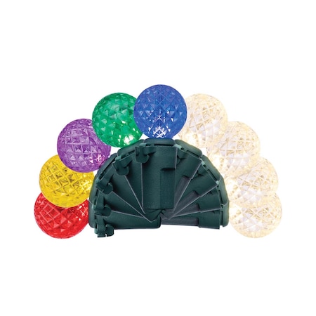 Celebrations LED G12 Multicolored/Warm White 5 ct Replacement Christmas Light Bulbs 11-14067A