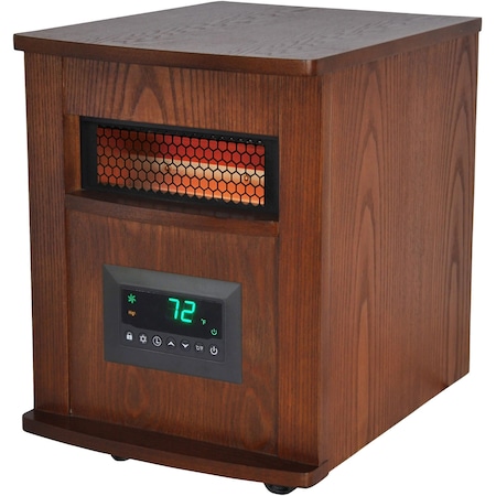 Lifesm 6 Element Wood Cabinet Infrared Heater HT1104