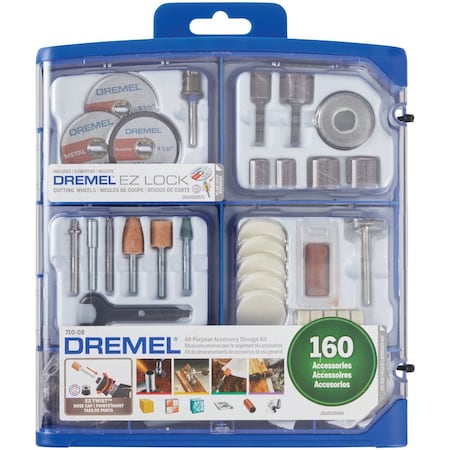 Dremel All-Purpose Rotary Tool Accessory Kit, 160-Piece 710-08