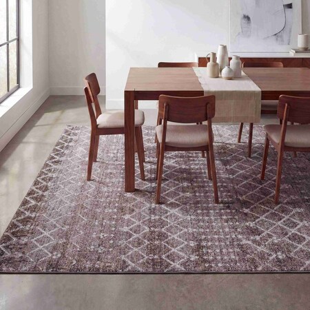 Jonathan Y Leila Moroccan Diamond Trellis Non-Slip Machine-Washable Taupe/Ivory 9 ft. x 12 ft. Area Rug CMR101J-9
