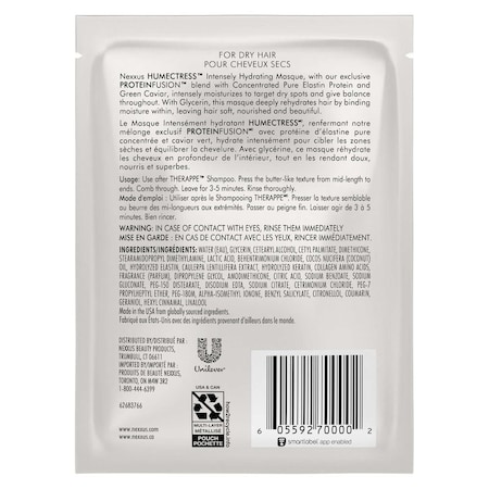 Nexxus Humectress Intensely Hydrating Hair Mask, 1.5 Ounce, 20PK 62687002