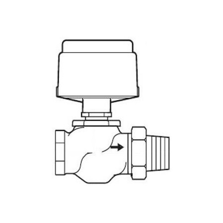 Schneider Electric VB: 1 in. 2W. Globe. STR. NPT. UO. BR. 10 cv. 25 PSI. Act (MK-2690): Pneu. 2Pos/Prop. Slt PSIG. SR. VK-7211-201-4-07