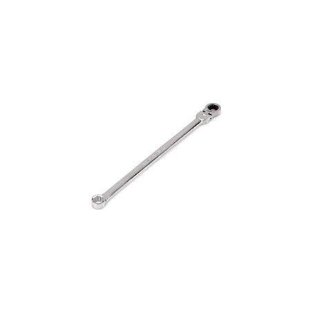 Tekton 10 mm Long Fixed/Flex Head 12-Point Ratcheting Box End Wrench WRB35410