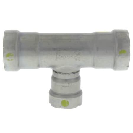 Viega MegaPressG tee P1 1 P2 1 P3 0.75 carbon steel zinc-nickel coating 25341