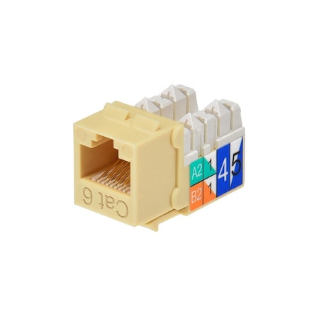 Monoprice Datacom Jack, Cat6, Punch Down, Beige 5381