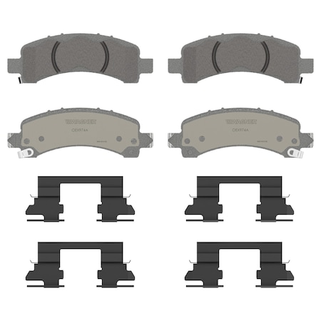 Wagner Brake OEX Rear Disc Brake Pad Set Premium Ceramic,  OEX974A