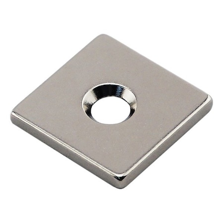 Zoro Select Rare Earth Magnet, Silver NB001220NCTS