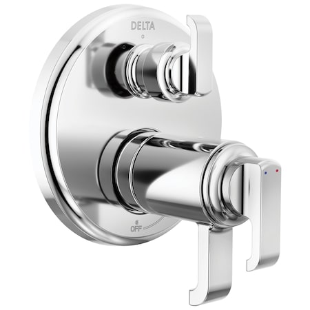Delta Tetra Tempassure 17T Series Integrated Diverter Trim With 3-Setting In Lumicoat Chrome T27T889-PR